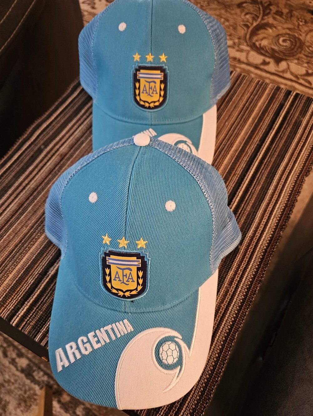 Argentina FIFA Light Blue Soccer Cap with AFA Crest